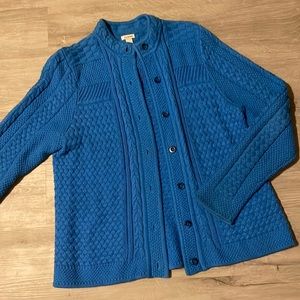 LL Bean Cotton Sweater size L